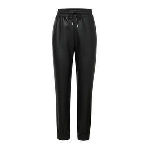 NWT Avec Les Filles x Anthropologie Faux Leather Joggers, Black, Size M